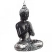 BUD207 Thaïse boeddha zwart-zilver 23 cm