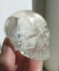 KS129 Bergkristal skull 116 gram