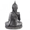 Thaïse boeddha zwart-zilver 23 cm