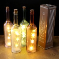 Decoratieve fles met led-verlichting
