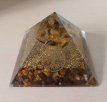 Orgonite piramide Tijgeroog (met Tree of Life) 70-75