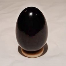 Obsidiaan zwart groot tantra ei